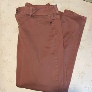 Dusty rose jeggings